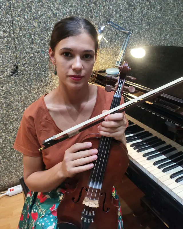 Sofía Plantus, profesora en Musicarte